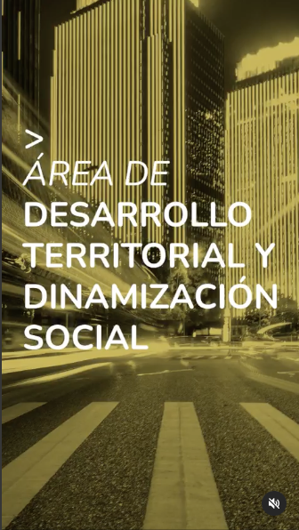 Descubre el Área de Desarrollo Territorial y Dinamización Social. Considera y su compromiso con la Agenda 2030